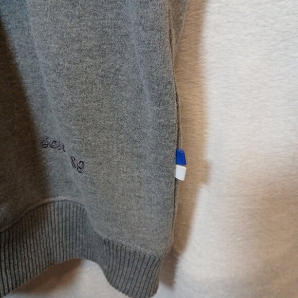 HOFBRAUHAUS MUNCHEN MEN'S LONG SLEEVES ZIP UP GRAY HOODED SWEATSHIRT SIZE LARGE - Picture 8 of 8